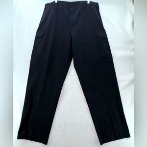Men’s Cintas Comfort Flex Black Cargo Work Pants size 42